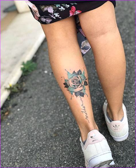 Las mejores 210 ideas de Tatuajes pierna mujer